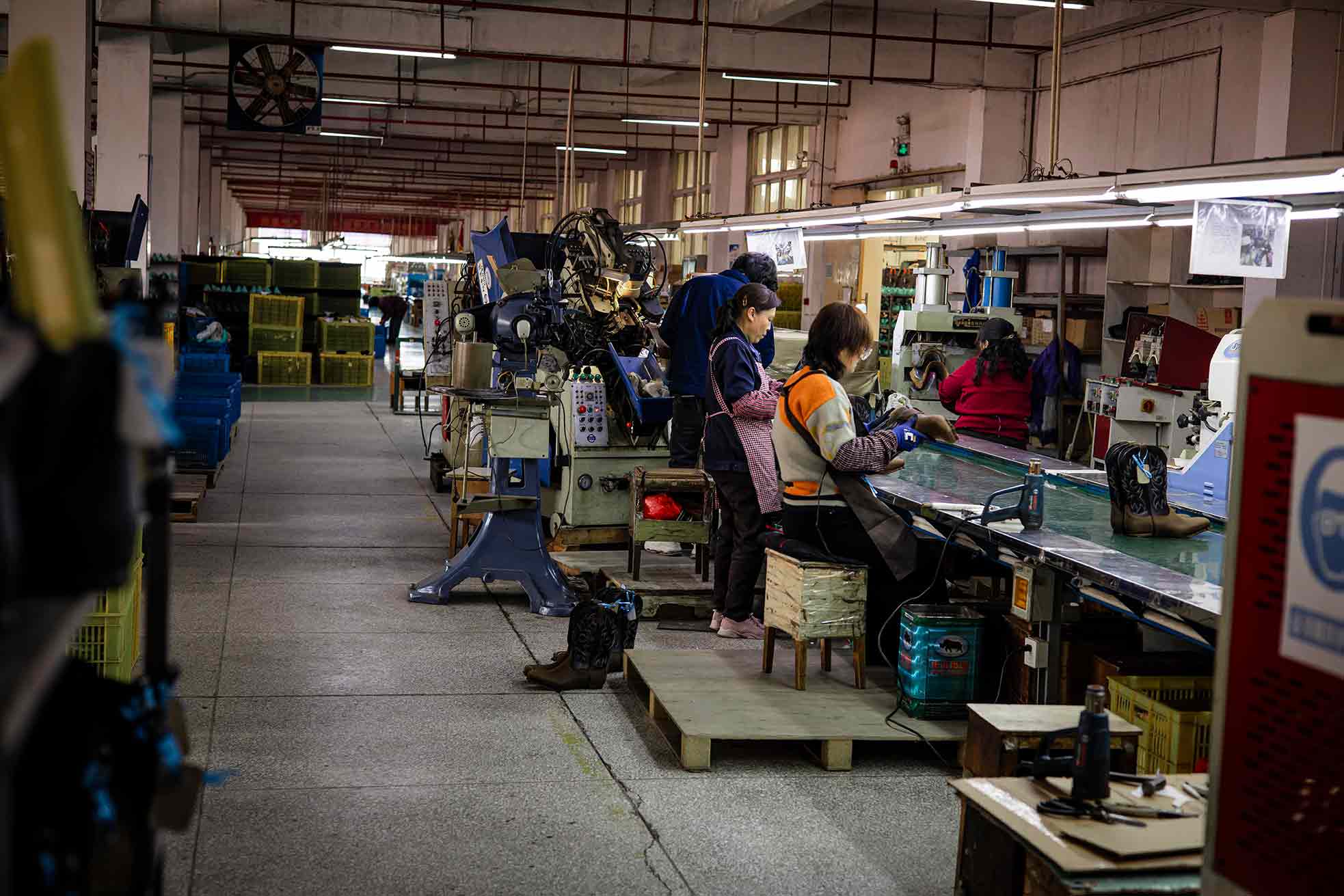 Shoes And Boots Factory Helps Local Economic Development With Industry