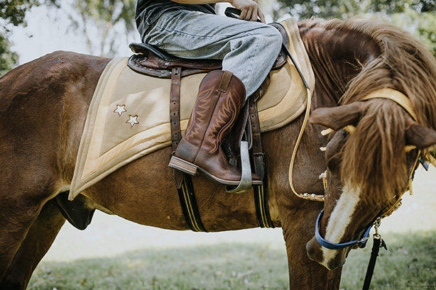 Cowboy Boots And Cowboy Jackets Are The Perfect Match