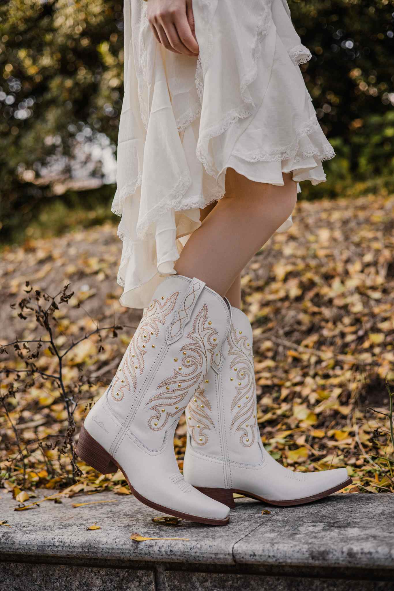 Spring outing, cowboy boots ac