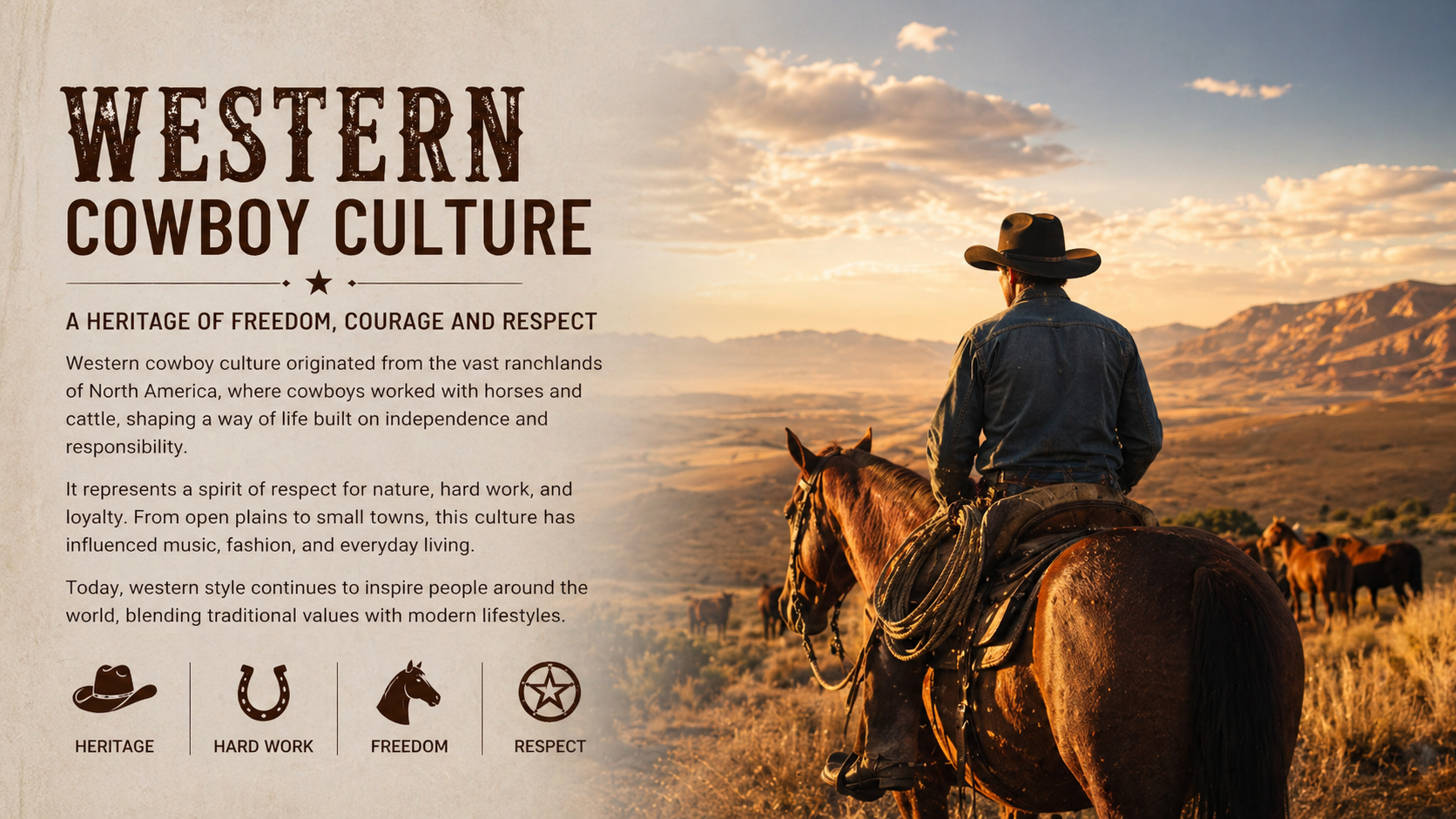 Western Cowboy Culture: Shaped